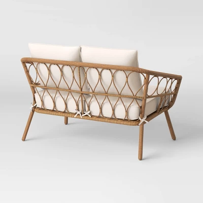 Britanna Patio Loveseat, Outdoor Furniture - Natural - Opalhouse⢠- Image 3