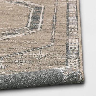 7' X 10' Sunset Moroccan Tapestry Woven Outdoor Rug Light Brown - Opalhouse⢠- Image 3