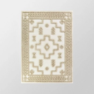 Outdoor Rug Tufted Geo Cream - Opalhouse⢠- Image 6