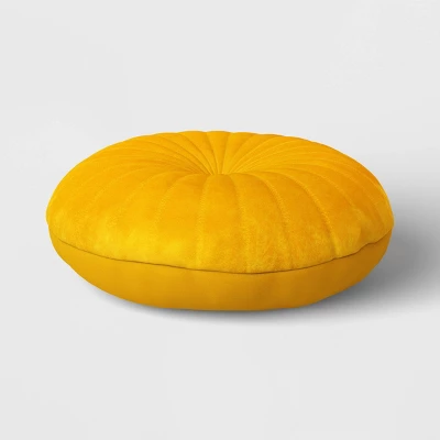 Quilted Velvet Round Throw Pillow - Opalhouse⢠- Image 2