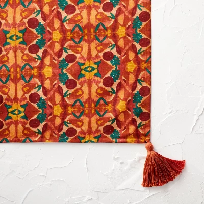 84" X 60" Cotton Calling In The Abundance Tablecloth With Tassels - Opalhouse™ Designed With Jungalow™ - Image 2