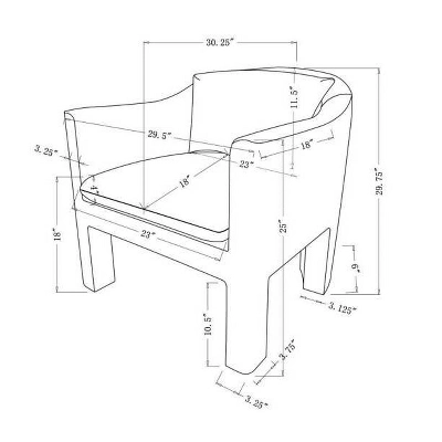 Linaria Fully Upholstered Velvet Accent Chair - Opalhouse™ Designed With Jungalow™ - Image 7