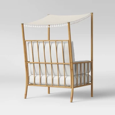 Calla Canopy Patio Accent Chair - White - Opalhouse⢠- Image 3