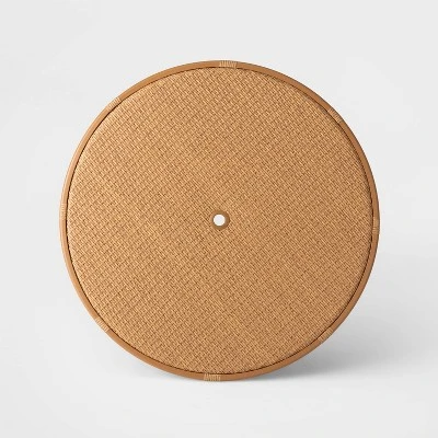 Britanna 4 Person Round Patio Dining Table Brown - Opalhouse⢠- Image 3